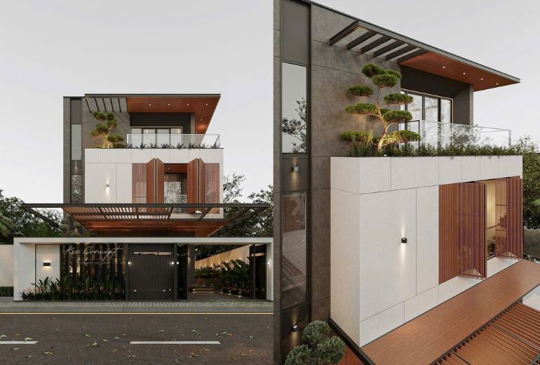 Biệt thự hiện đại 10x20 Mo Villa