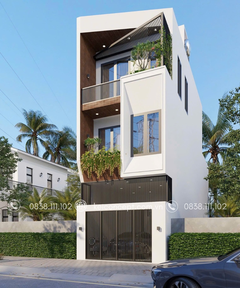Mẫu nhà ống 3 tầng hiện đại đẹp