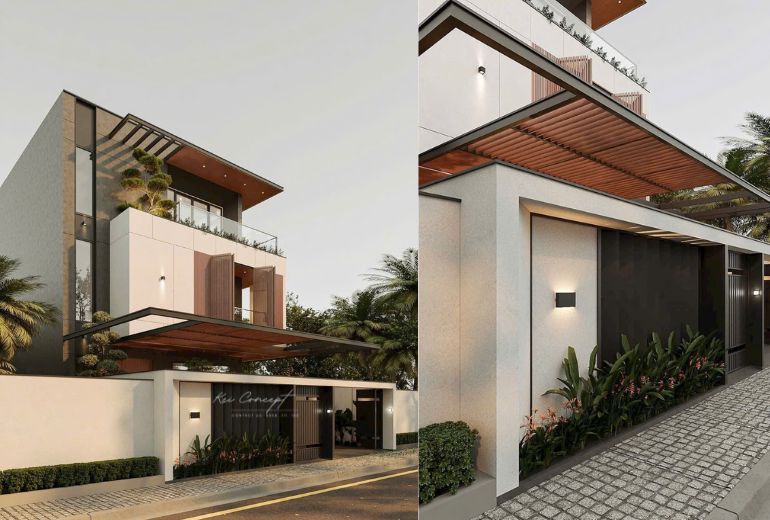 Thiết kế biệt thự hiện đại đẹp Mo Villa