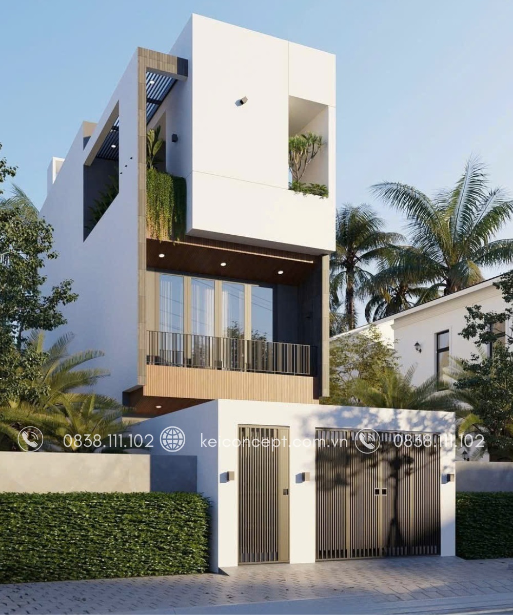 Thiết kế nhà hiện đại 3 tầng đẹp nhất năm nay